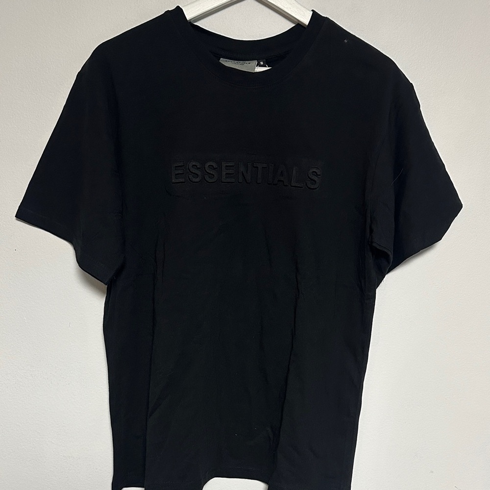 Essentials Men's Black Short Sleeve Tee